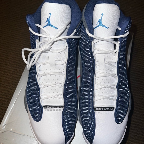 Air Jordan Retro 13 Sneakers - White and Navy Men main image 4